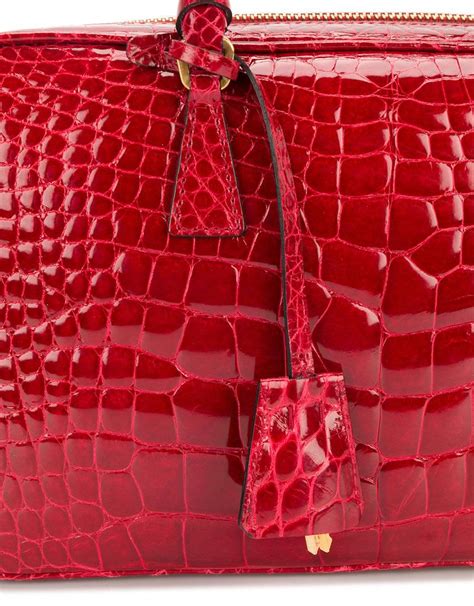 prada 1961 purse crocodil leather|Prada handbags 2010.